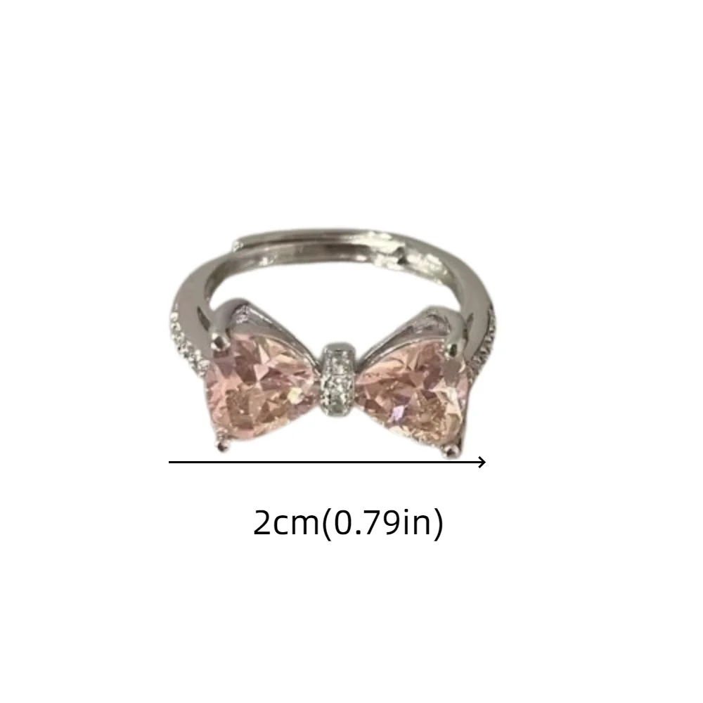 Fashion Adjustable Bow Ring Jewelry - Image 6