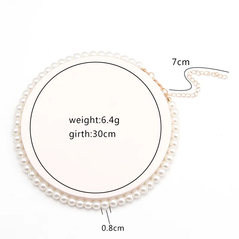 New Simple Imitation Freshwater Pearl Chain Necklace - Image 8