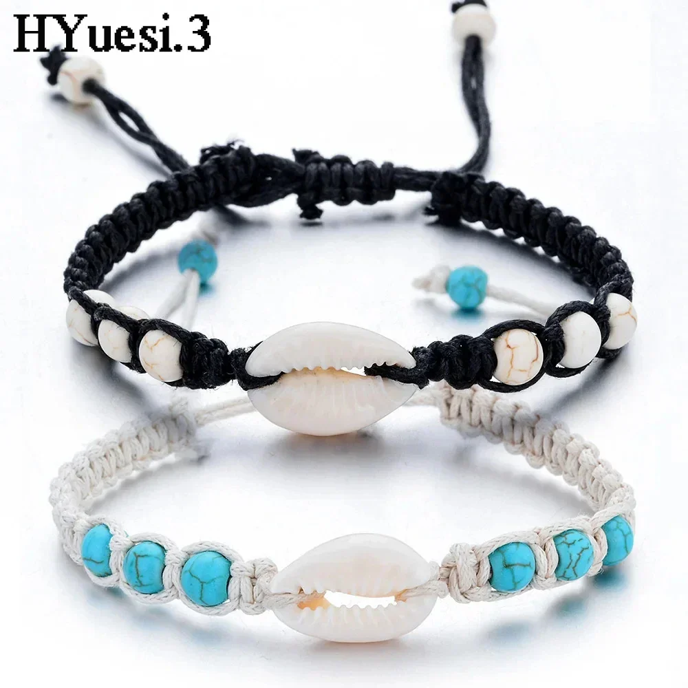 Unisex Summer Starfish Shell Braided Bracelet - Image 4