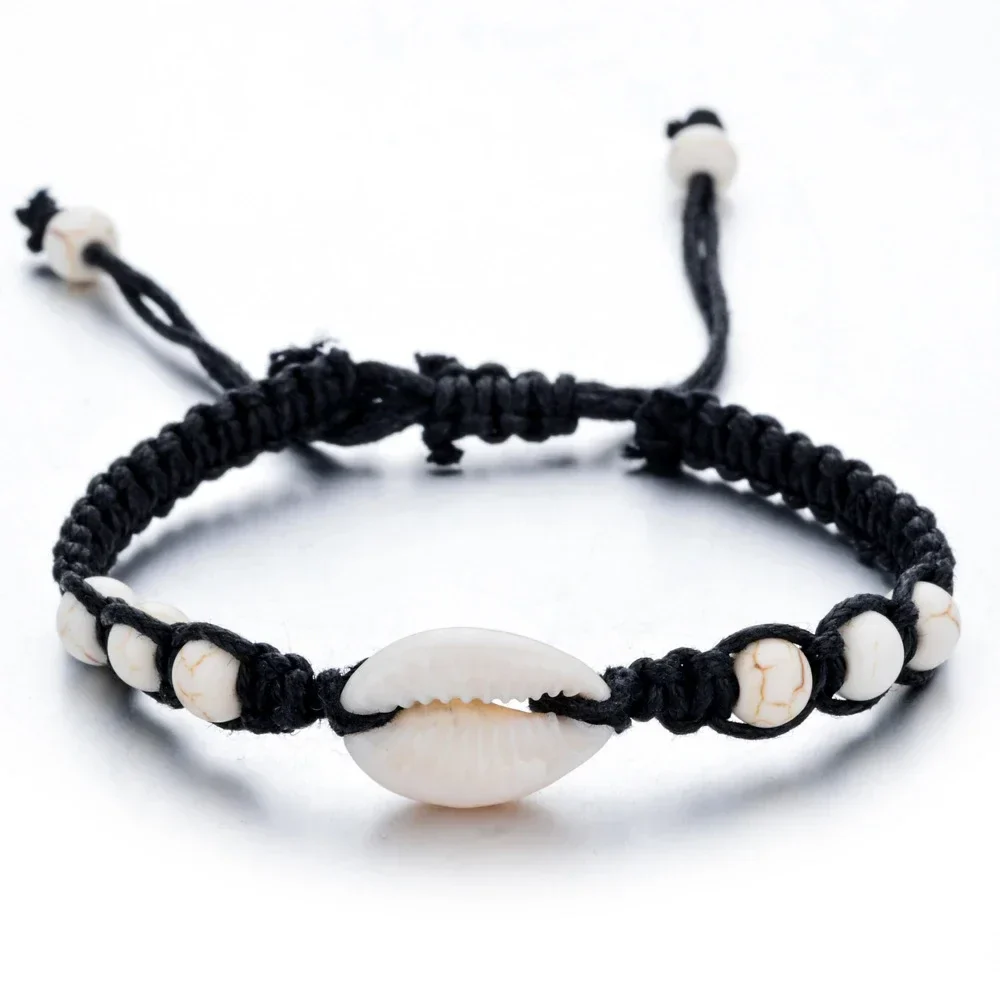 Unisex Summer Starfish Shell Braided Bracelet - Image 5